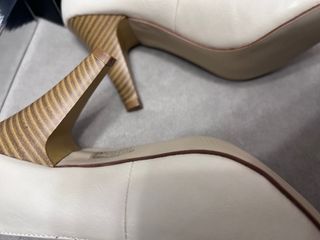 Scarpe Décolleté Tacco Beige