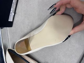 Scarpe Décolleté Tacco Beige