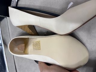 Scarpe Décolleté Tacco Beige