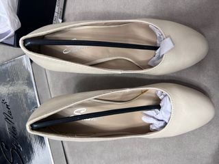 Scarpe Décolleté Tacco Beige