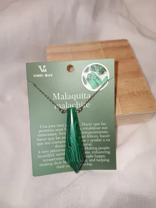 Colgante de Malaquita VIWEI MAX