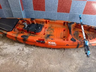 Kayak de pesca/ Con sillón, paleta y Carro