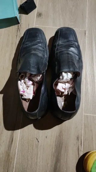 Zapatos de vestir hombre T44 negros