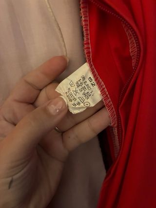 Traje de flamenca rojo y negro