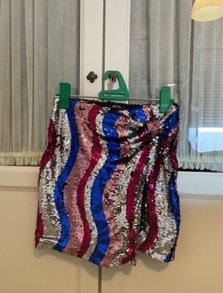 Falda de lentejuelas