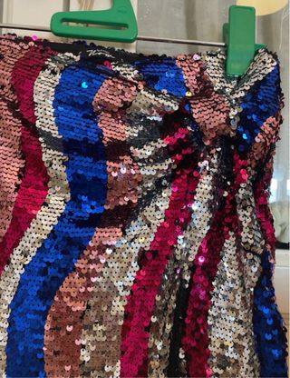 Falda de lentejuelas