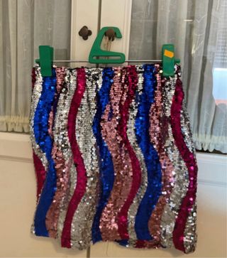 Falda de lentejuelas