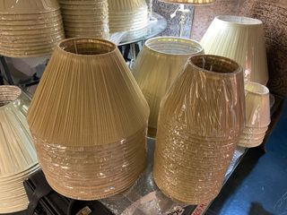 Paralumi in seta per lampade gialle