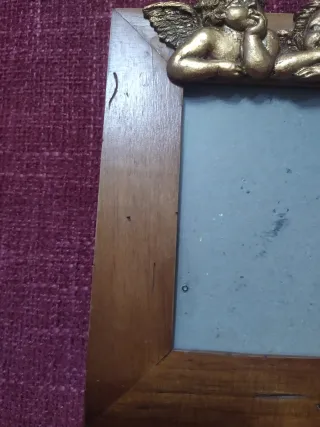 Cornice portafoto vintage angeli