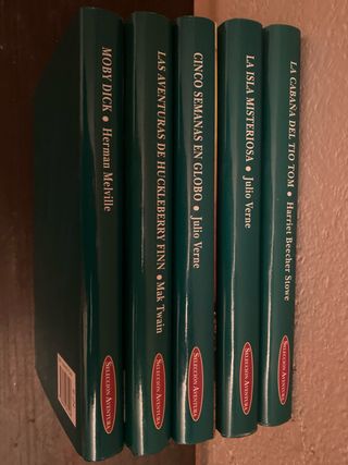 Lote 5 libros Clásicos de Aventura Imprescindibles