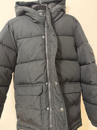 Chaqueta Hollister acolchada mujer negra