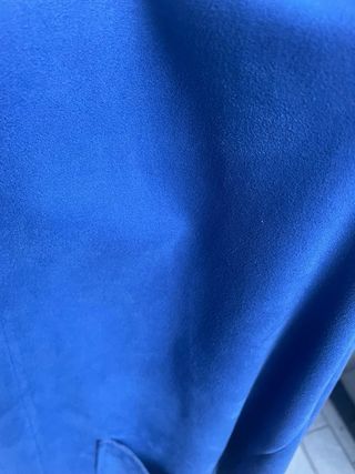 Cappottino vellutino blu