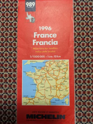 Mapas Michelin Francia 1996, 2002, 2006