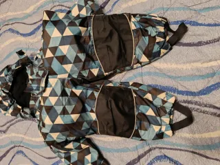 Tuta da neve intera fantasia geometrica 86/92 cm