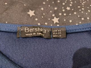 Vestido azul marino corto