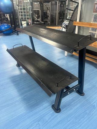 Soporte para mancuernas, kettlebells, sacos, etc