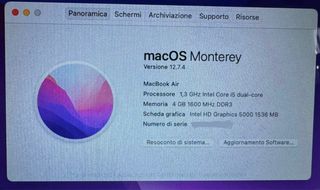 Apple MacBook Air 13” 2013 Grigio