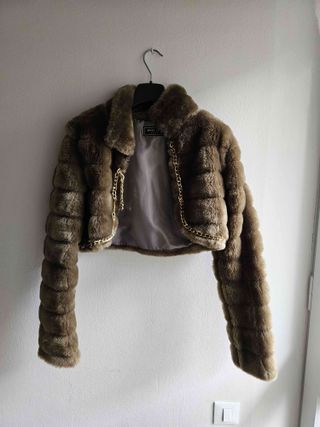 Bolero pelliccia marrone