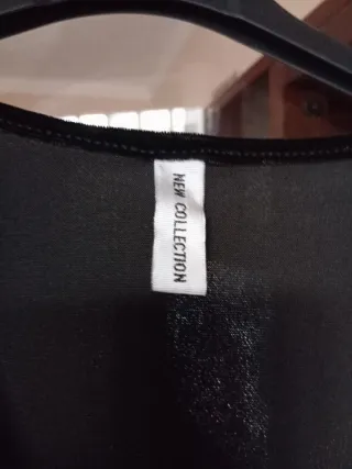 Vestido Terciopelo Negro Manga Larga