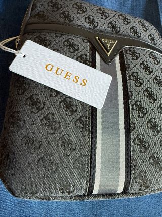 Bandolera Guess Original Negra/Gris