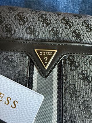 Bandolera Guess Original Negra/Gris