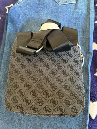 Bandolera Guess Original Negra/Gris