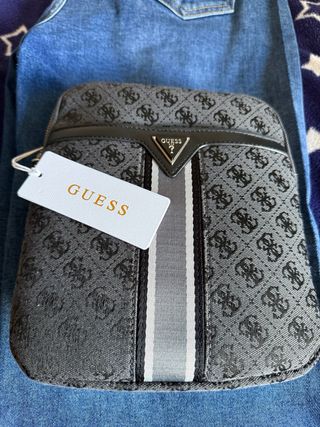 Bandolera Guess Original Negra/Gris