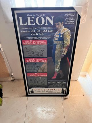 Cartel Toros León 2014