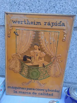 Chapa litografiada años 40 50