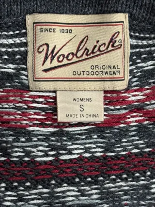 Woolrich Pullover Tirolese Donna Vintage