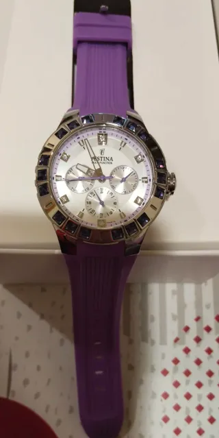 Reloj Festina Mujer Correa Silicona Morado