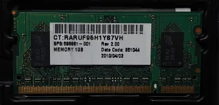 Memoria RAM Samsung 1GB Portátil