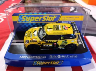 Coche SuperSlot (Scalextric) Mini Cooper F56.