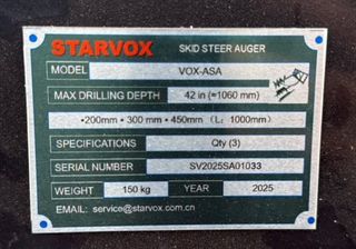 BARRENA AHOYADOR HIDRAULICO CARGADORA NUEVO