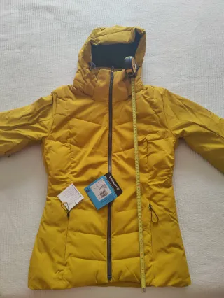 Chaqueta de esquí Salomon mujer amarilla S