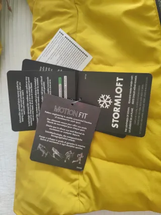 Chaqueta de esquí Salomon mujer amarilla S