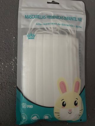 Mascarillas Higiénicas Infantiles (10 uds)