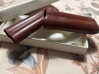 Porta puros piel Ewee marrón chocolate