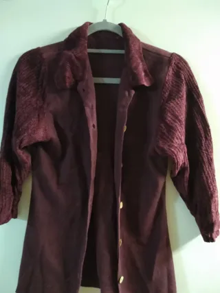 Cardigan lana merino e viscosa maniche 3/4