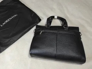 Portadocumentos piel Laorentou negro