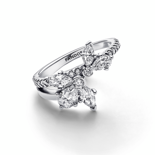 Anillo Pandora Racimo Herbario Plata