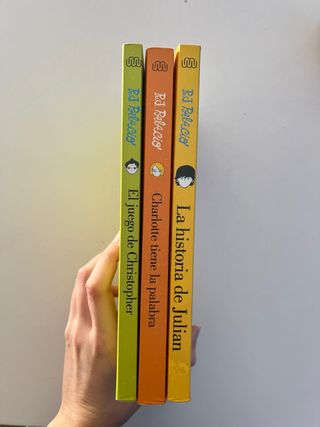 Pack 3 libros de Wonder