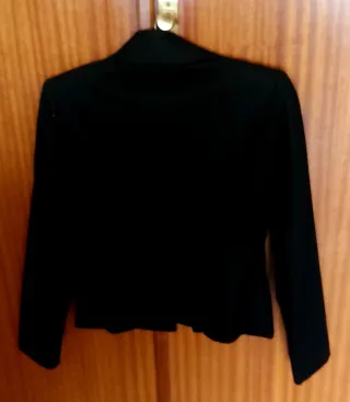 Americana paño negra