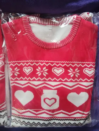 Jersey Navidad Reversible Nutella Talla L nuevo