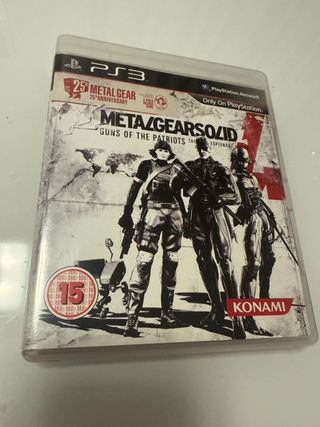Metal Gear Solid 4 25th Anniversary PS3