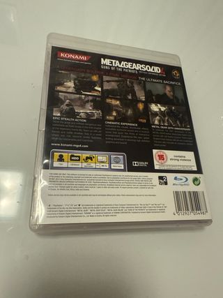 Metal Gear Solid 4 25th Anniversary PS3