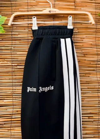 Pantalón Palm Angels Talla S Negro Blanco