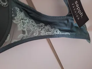 Sujetador talla grande verde