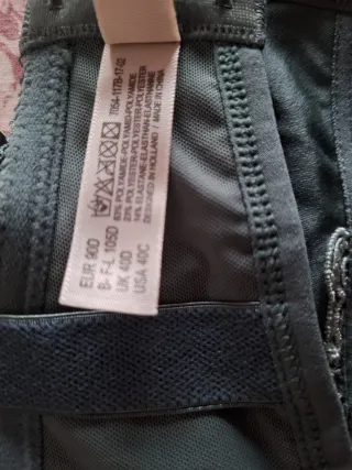 Sujetador talla grande verde