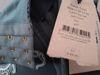 Sujetador talla grande verde